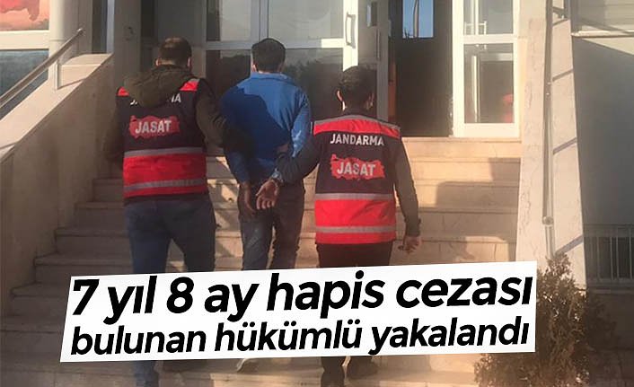 7 yıl 8 ay hapis cezası bulunan hükümlü yakalandı