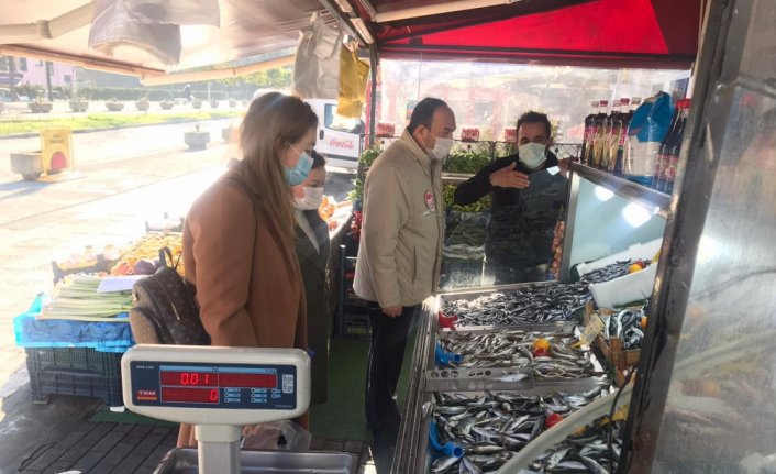 Çaycuma'da balık satış yerleri denetlendi