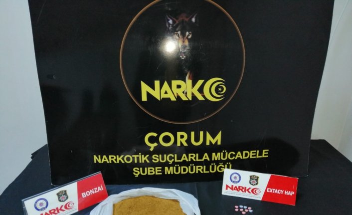 Çorum'da uyuşturucu operasyonunda 1 kişi tutuklandı