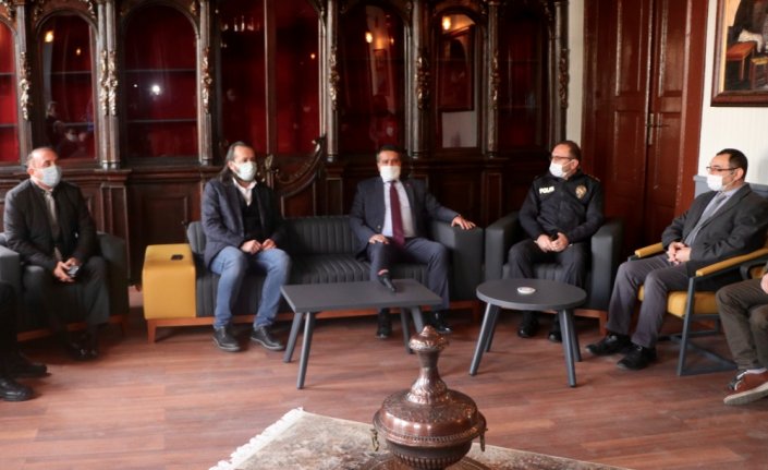 Emniyet Müdürü Alper'den Trabzon Gazeteciler Cemiyetine ziyaret