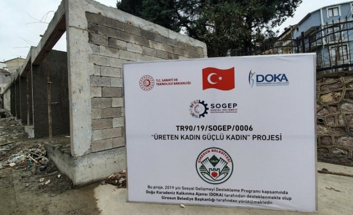 Giresun'da kadınlar için yöresel ürünlerin satılacağı pazar yeri yapılıyor