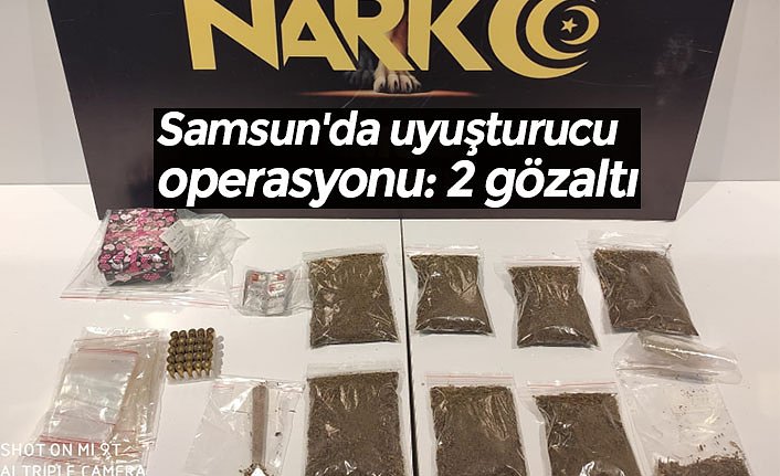 Samsun'da uyuşturucu operasyonu: 2 gözaltı