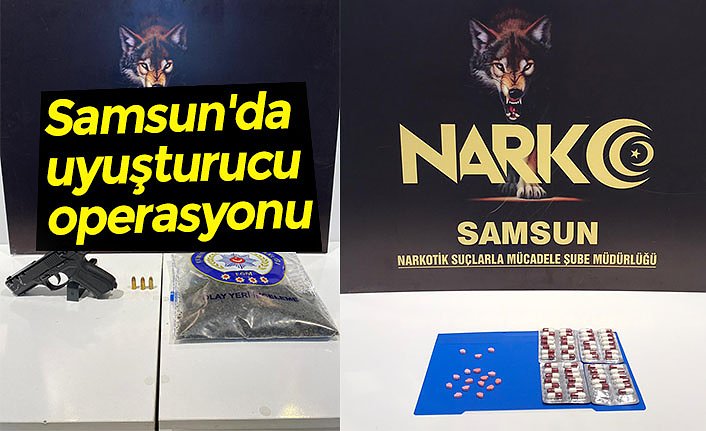 Samsun'da uyuşturucu operasyonu