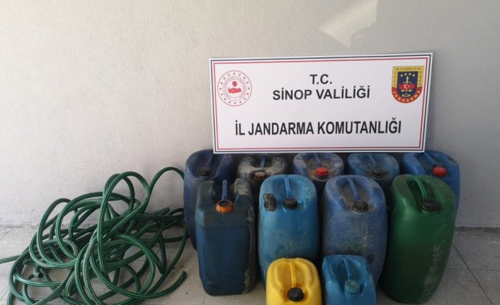 Sinop'ta İl Özel İdaresi şantiyesinden mazot hırsızlığı: 2 tutuklama