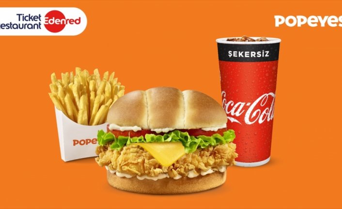 Ticket Restaurant Edenred ve Popeyes'tan çifte kampanya
