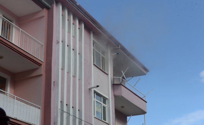 Tokat'ta ev yangını hasara yol açtı