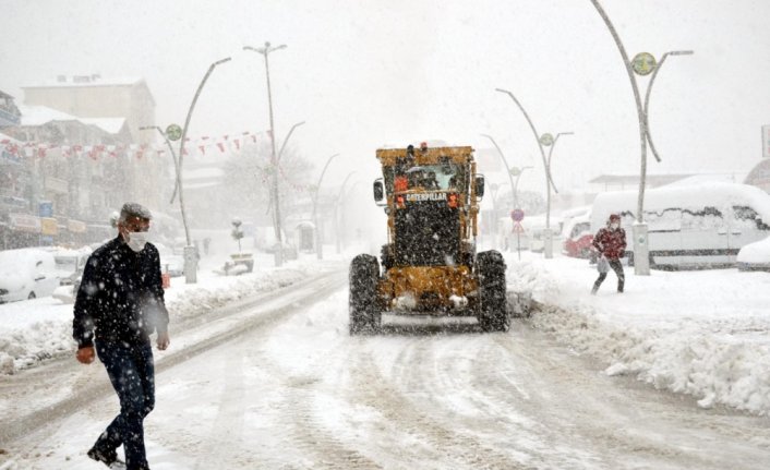 Zonguldak'ta yoğun kar
