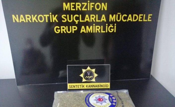 Amasya'da uyuşturucu operasyonunda 3 şüpheli yakalandı