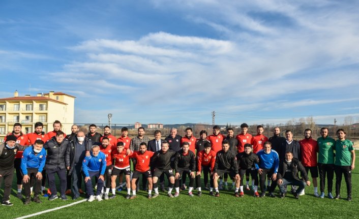 Belidiye Başkanı Çatal'dan Taşköprüspor ziyareti