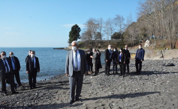 Ereğli'de Barış Plajı'nı genişletme çalışmaları