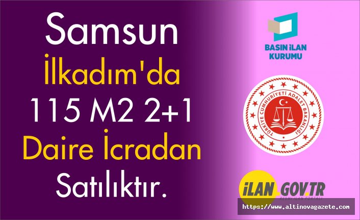 İlkadım'da 115 m2 2+1 daire icradan satılıktır