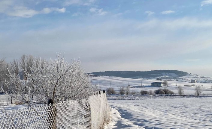 Karabük'ün Eflani ilçesinde termometreler sıfırın altında 20 dereceyi gösterdi