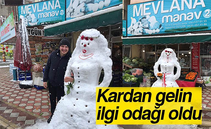 Kardan gelin ilgi odağı oldu