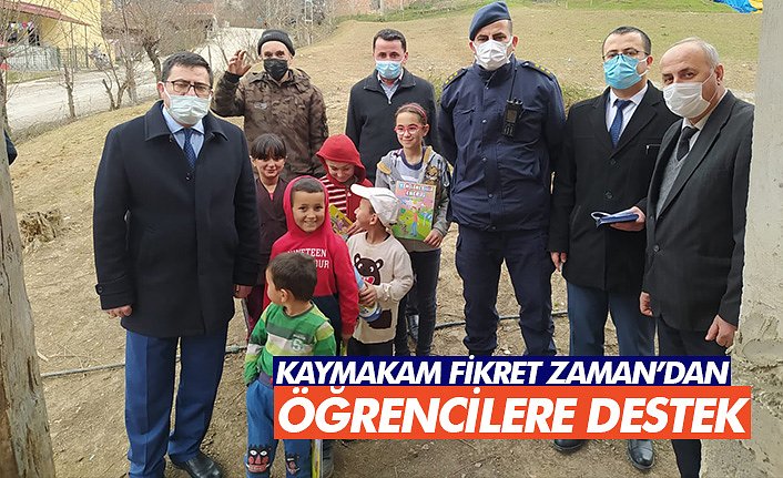 KAYMAKAM FİKRET ZAMAN’DAN ÖĞRENCİLERE DESTEK