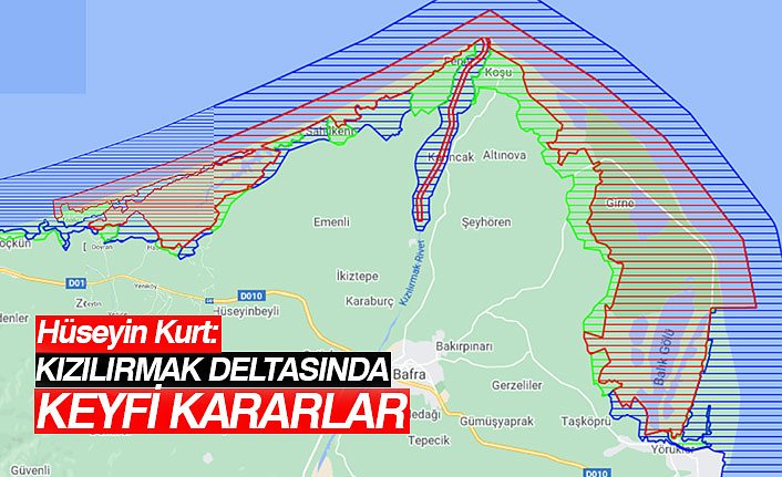 KIZILIRMAK DELTASINDA KEYFİ KARARLAR