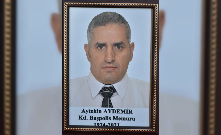 Samsun'da hayatını kaybeden polis toprağa verildi