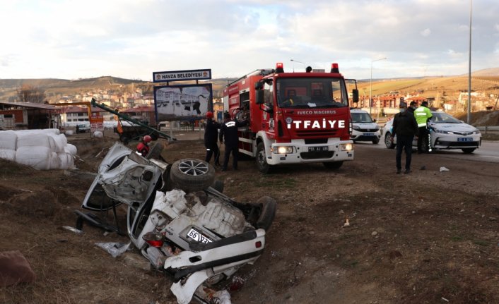 Samsun'da otomobil devrildi: 1 ölü, 3 yaralı