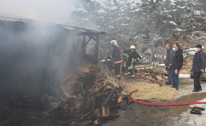 Tosya'da ev yangını