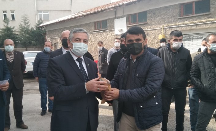 Vezirköprü'de pancar üreticilerine ödemeleri yapıldı