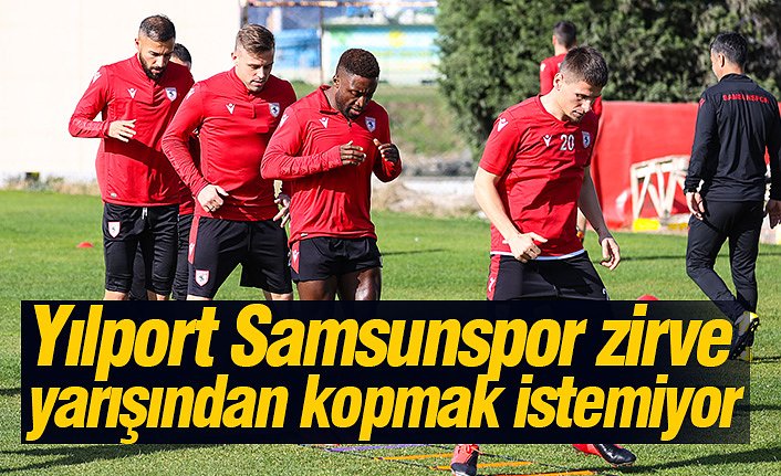 Yılport Samsunspor zirve yarışından kopmak istemiyor