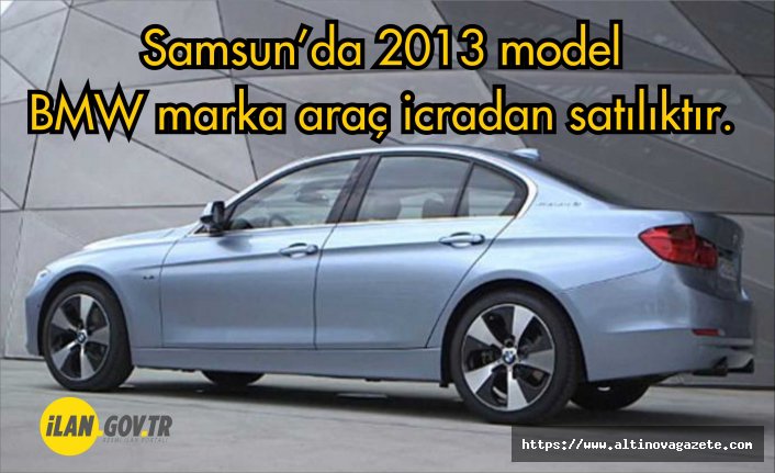 2013 model BMW marka araç icradan satılıktır