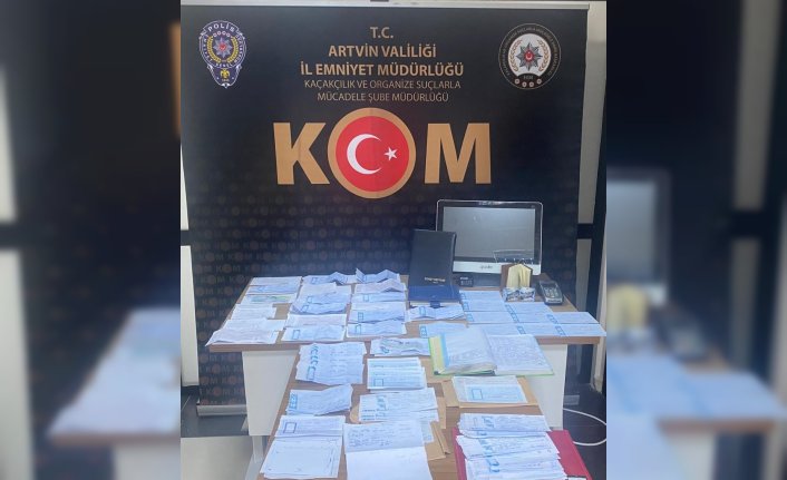 Artvin'de tefecilik operasyonunda 5 kişi tutuklandı