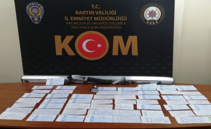 Bartın'da tefecilik operasyonunda bir şüpheli tutuklandı