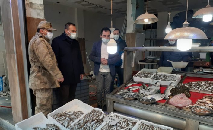 Bulancak ve Güce Kaymakamları koronavirüs denetimi yaptı