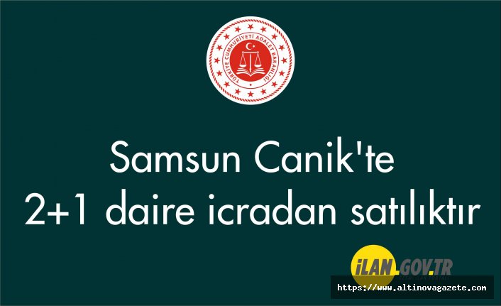 Canik'te 2+1 daire icradan satılıktır