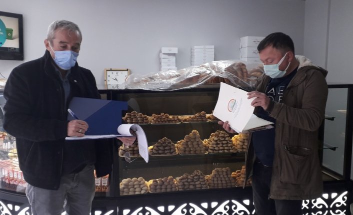 Doğankent'te iş yerlerinde Kovid-19 denetimi yapıldı