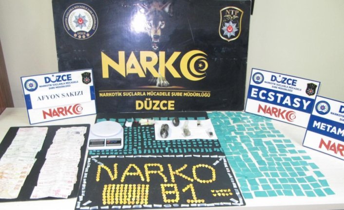 Düzce'de uyuşturucu operasyonunda 2 şüpheli tutuklandı