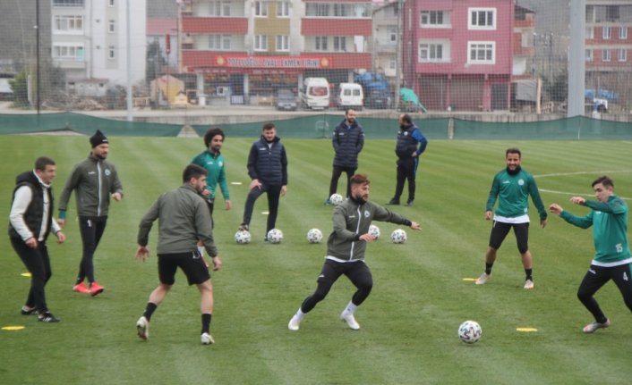 Giresunspor, Samsunspor maçı hazırlıklarını sürdürdü