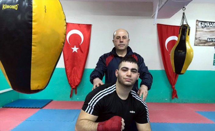 Gurbetçi boksör Mehmetcan'ın hedefi olimpiyat kotası