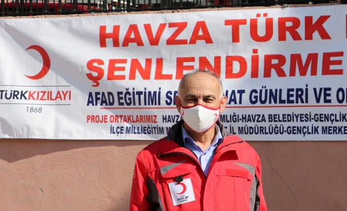 Havza'da “Kızılay ile Spor ve Sanat Günleri“ projesi etkinliği