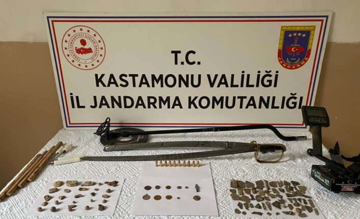 Kastamonu'da tarihi eserlerle yakalanan kişi gözaltına alındı