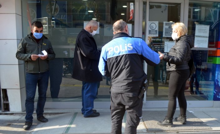 Merzifon'da Kovid-19 tedbirlerine uymayanlara 253 bin 800 lira ceza