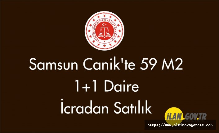 Samsun Canik'te  1+1 daire icradan satılıktır