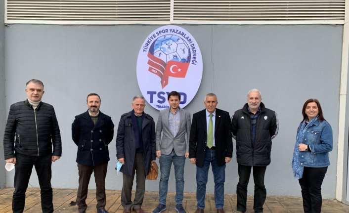 Türkiye Amatör Futbolcular Federasyonu'ndan TSYD Trabzon Şubesi'ne ziyaret