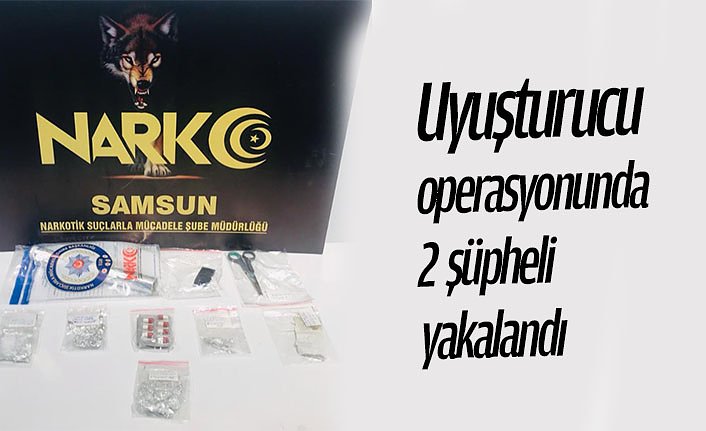 Uyuşturucu operasyonunda 2 şüpheli yakalandı