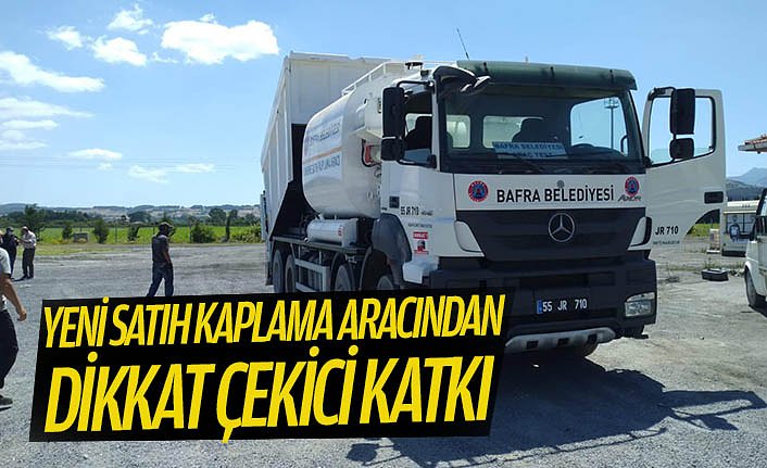 YENİ SATIH KAPLAMA ARACINDAN DİKKAT ÇEKİCİ KATKI