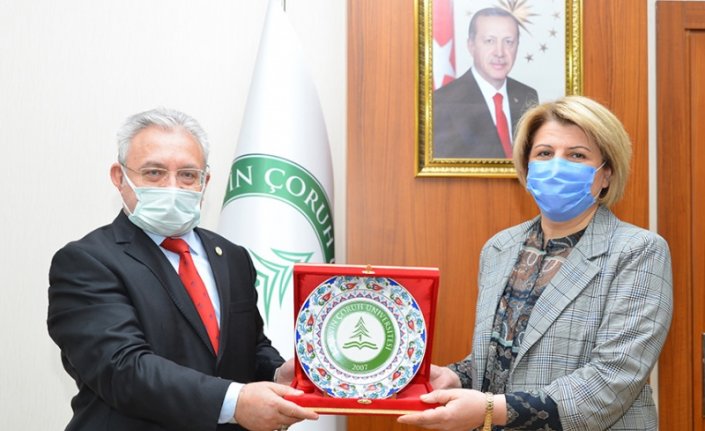 AÇÜ Rektörü Prof. Dr. Bilgin'e ziyaret