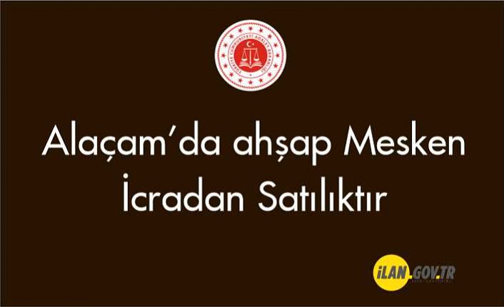 Ahşap mesken icradan satılıktır