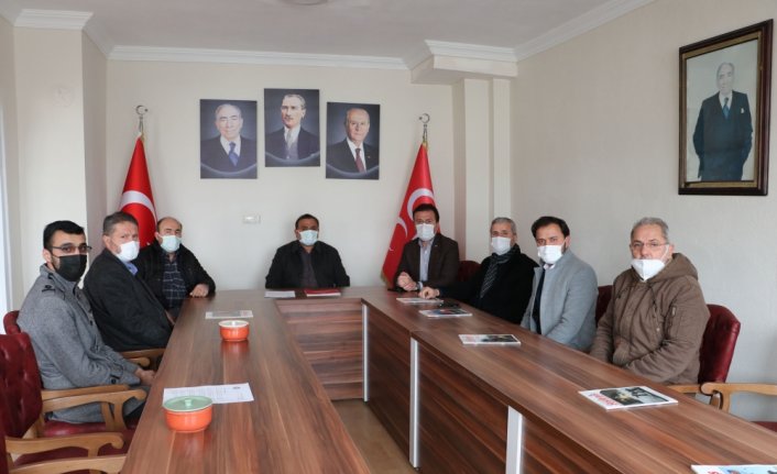 AK Parti Havza İlçe Başkanı Kadir Kayan'dan MHP'ye taziye ziyareti