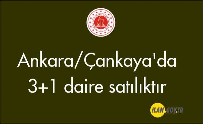 Ankara/Çankaya'da 3+1 Satılık daire