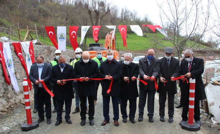 Artvin'de 20 milyon liralık içme suyu ve kanalizasyon projesinin temeli atıldı