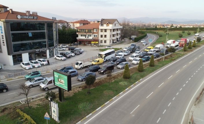 Düzce'de trafik yoğunluğu olan Kervan Kavşağı iyileştirilecek
