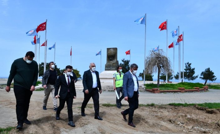 Ganita-Faroz Sahil Bandı Düzenlemesi Kentsel Tasarım Projesinin çalışmaları başladı