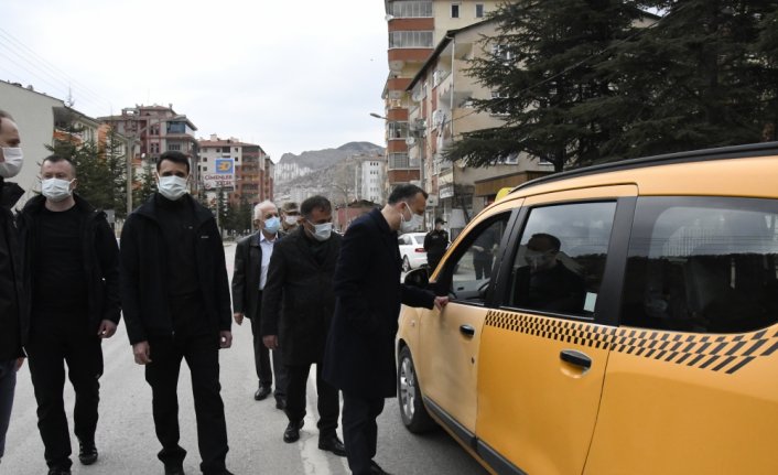 Gümüşhane'de Kovid-19 denetimi yapıldı