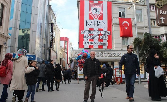 HADİ ASIN ARTIK ŞAMPİYON SAMSUNSPOR BAYRAKLARINI !
