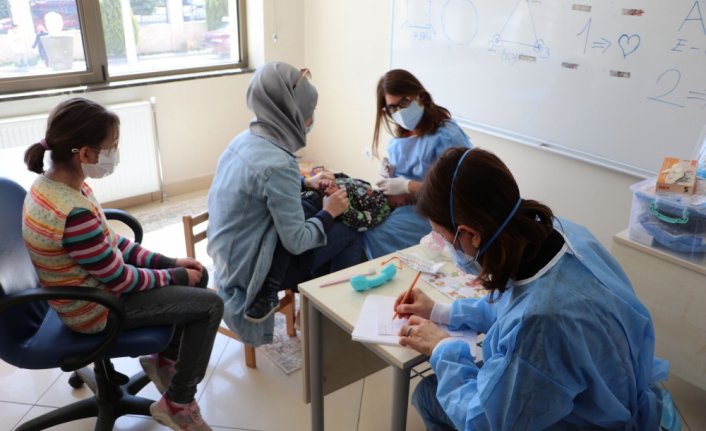 Havza'da özel öğrencilere yönelik diş taraması yapıldı